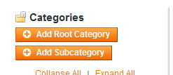 Tipos de Categorías en Magento