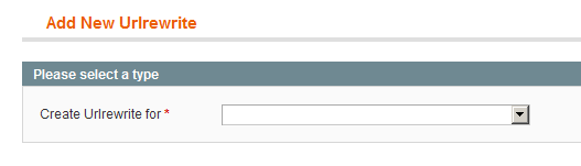 Selección del destino de la reescritura en Magento