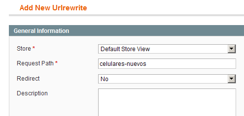 Ejemplo de redirección de Categoría en Magento