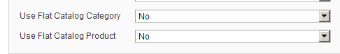 Habilitación de las opciones de catálogo flat en Magento 1.3