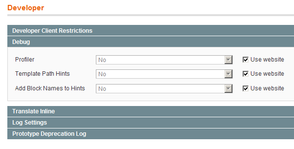 Posibilidades de debug en Magento