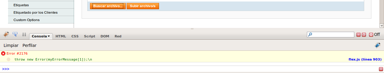 Error en el uploader de Magento 1.1.x