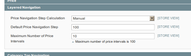 Mejora en la configuración del Layered Navigation