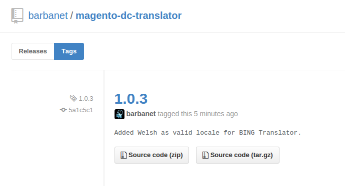 Versión 1.0.3 del módulo Dc_Translator para Magento