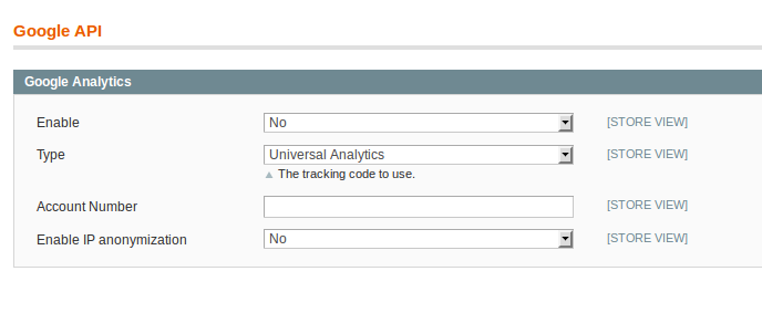 Google Universal en Magento