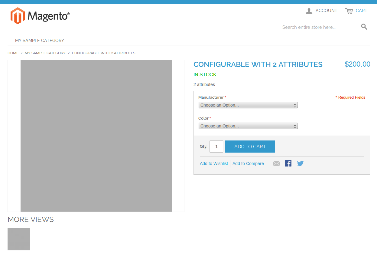 Producto Configurable en Magento