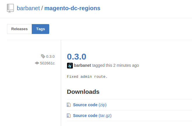 Dc_Regions 0.3.0 para Magento
