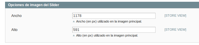 Configuración de Dc_Slider para Magento