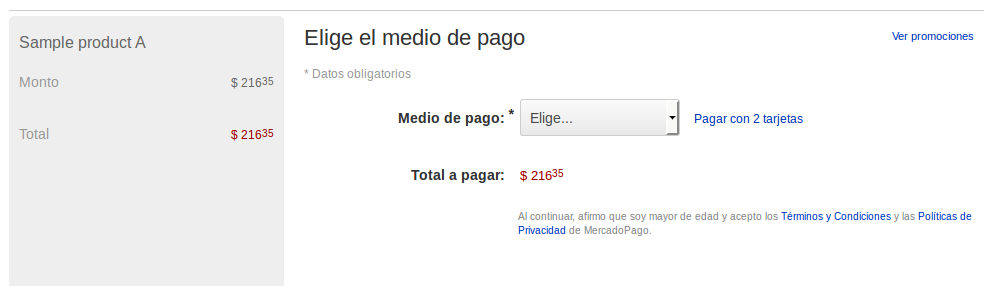 Compra con MercadoPago en Magento