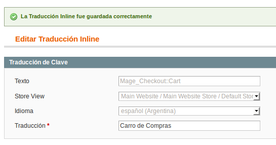 Gestor de traducciones inline en Magento