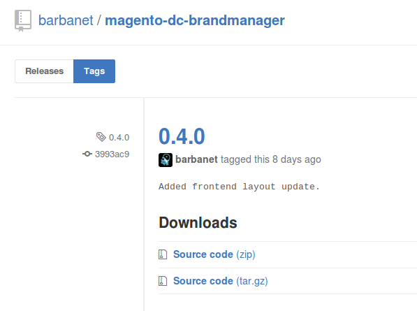 Dc_BrandManager 0.4.0 para Magento