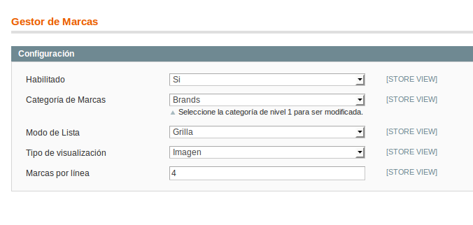 Configuración Dc_BrandManager