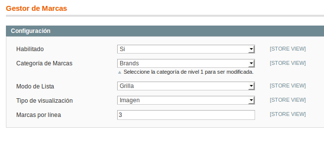 Configuración Dc_BrandManager