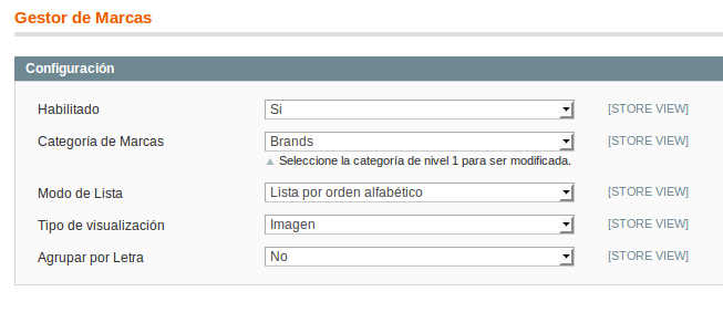 Configuración Dc_BrandManager