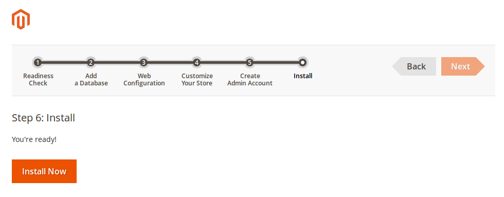 Instalación de Magento2