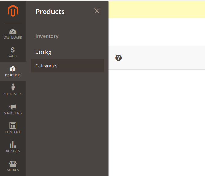 Gestión de Categorías en Magento2