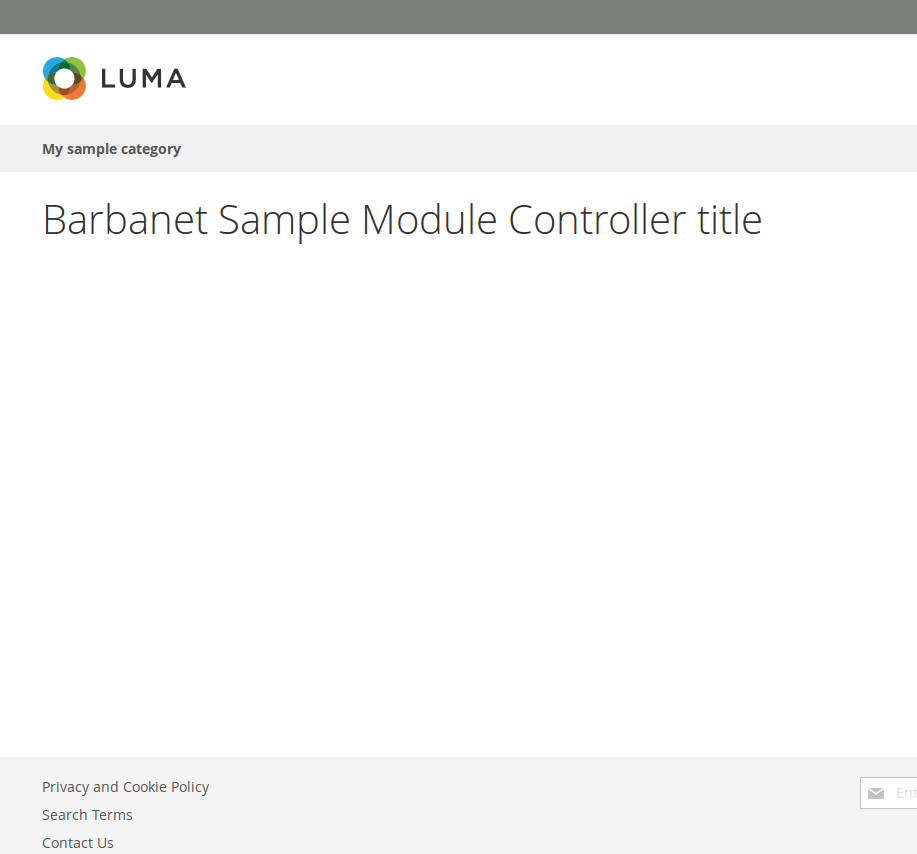 Layout específico para un controller en Magento2