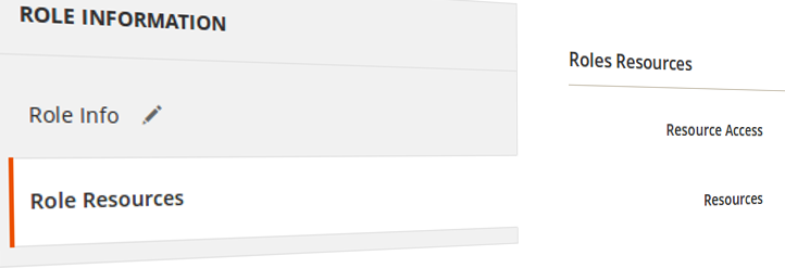 Roles en Magento2