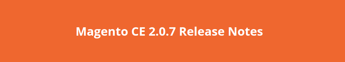 Magento2 2.0.7