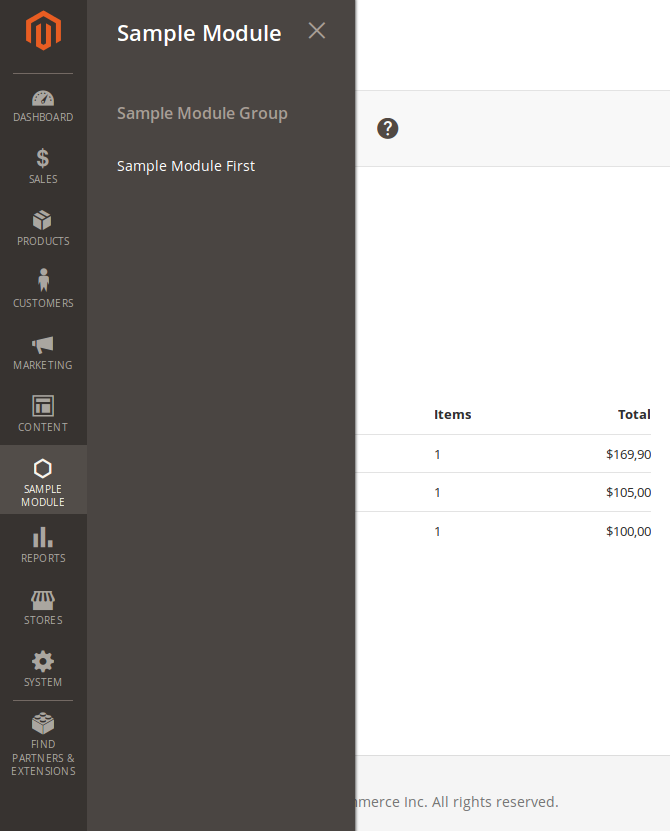 Barbanet_SampleModule instalado vía Composer