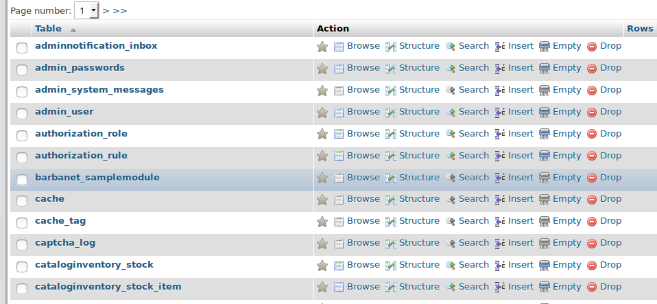 Barbanet_SampleModule instalado vía Composer