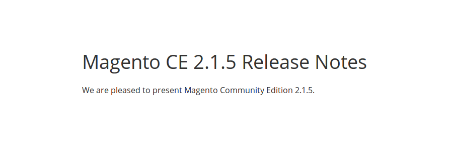 Magento 2.1.5