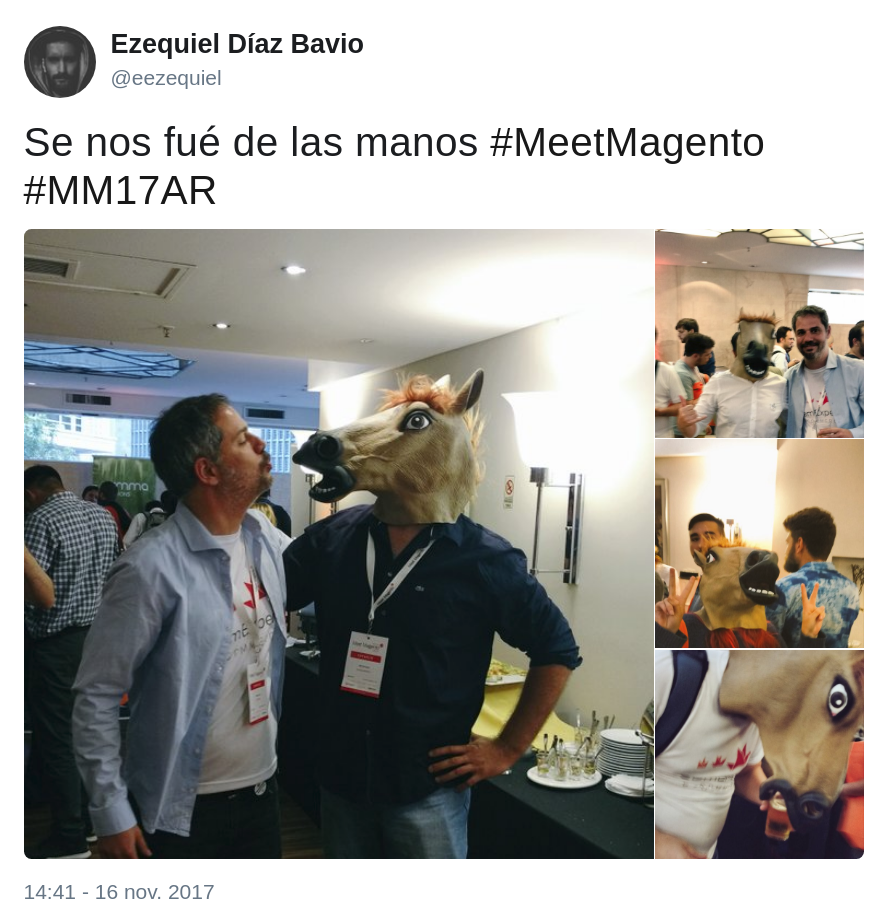 La mascota del MM17AR