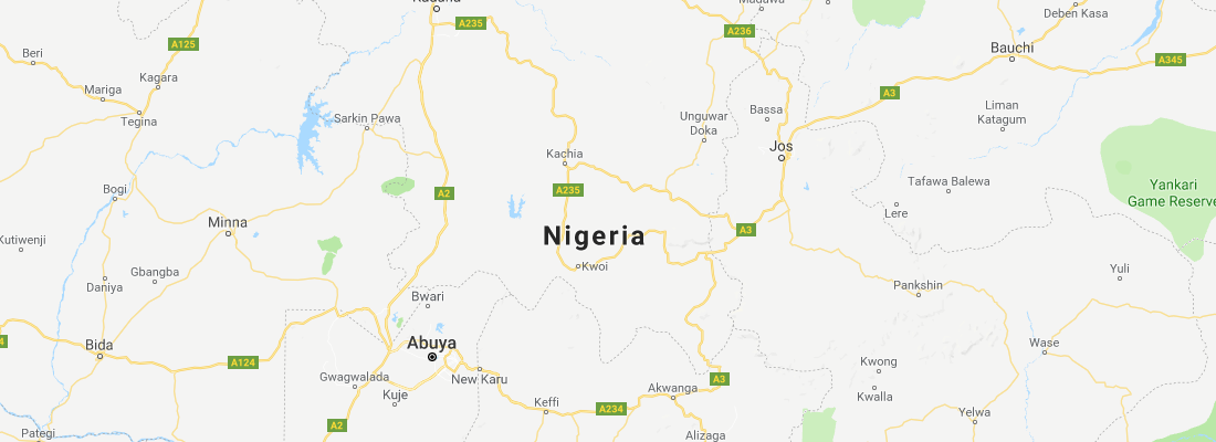 Mapa de Nigeria