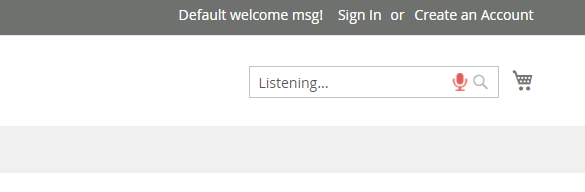 Búsqueda por voz en Magento