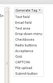 Generación automática de tags de Contact Form 7