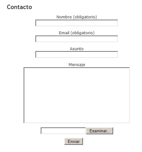 Formulario con posibilidad de adjuntar archivos con Contact Form 7